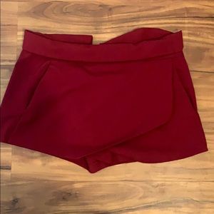Forever 21. Red skort. Size L!